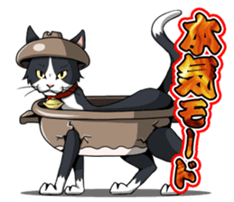 Earthenware Cat Pot"DONYABEE" sticker #587713