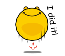 Lack of sleep Smile English version sticker #587756