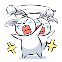 Lazy rabbit(eng) sticker #587835