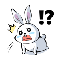 Lazy rabbit(eng) sticker #587852
