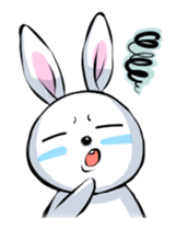Lazy rabbit(eng) sticker #587860