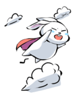 Lazy rabbit(eng) sticker #587867