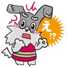 Jiji stamp of miniature schnauzer sticker #587933