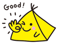 Camp life of Mr. tent (Let's Outdoor) sticker #588037