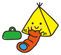 Camp life of Mr. tent (Let's Outdoor) sticker #588050