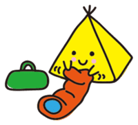 Camp life of Mr. tent (Let's Outdoor) sticker #588050