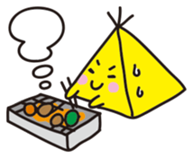 Camp life of Mr. tent (Let's Outdoor) sticker #588055