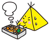 Camp life of Mr. tent (Let's Outdoor) sticker #588055