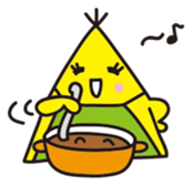 Camp life of Mr. tent (Let's Outdoor) sticker #588056