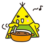 Camp life of Mr. tent (Let's Outdoor) sticker #588056