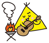 Camp life of Mr. tent (Let's Outdoor) sticker #588059