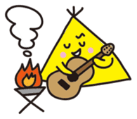 Camp life of Mr. tent (Let's Outdoor) sticker #588059