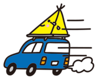 Camp life of Mr. tent (Let's Outdoor) sticker #588061