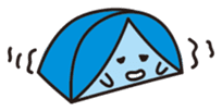 Camp life of Mr. tent (Let's Outdoor) sticker #588071