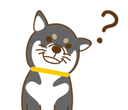 Shiba Inu black sticker #588195