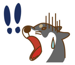 Shiba Inu black sticker #588196