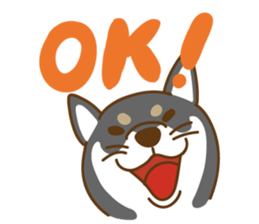 Shiba Inu black sticker #588197