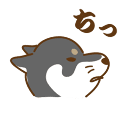 Shiba Inu black sticker #588208