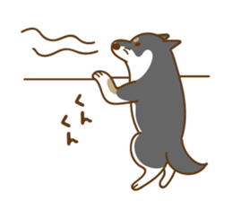 Shiba Inu black sticker #588225