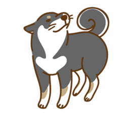 Shiba Inu black sticker #588229