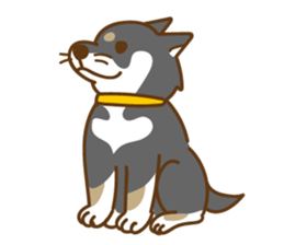 Shiba Inu black sticker #588230