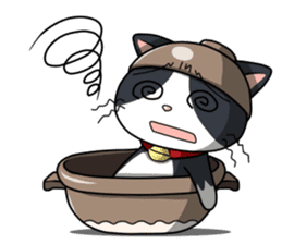 Earthenware Cat Pot"DONYABEE"ver.2 sticker #588239
