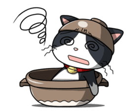 Earthenware Cat Pot"DONYABEE"ver.2 sticker #588239