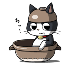 Earthenware Cat Pot"DONYABEE"ver.2 sticker #588244