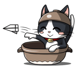 Earthenware Cat Pot"DONYABEE"ver.2 sticker #588249