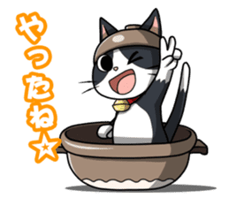 Earthenware Cat Pot"DONYABEE"ver.2 sticker #588254