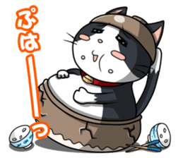 Earthenware Cat Pot"DONYABEE"ver.2 sticker #588255