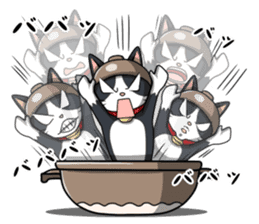 Earthenware Cat Pot"DONYABEE"ver.2 sticker #588260