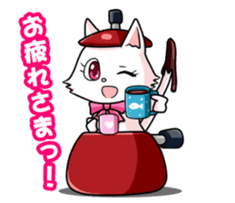Earthenware Cat Pot"DONYABEE"ver.2 sticker #588269