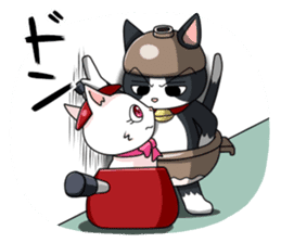 Earthenware Cat Pot"DONYABEE"ver.2 sticker #588271