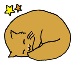 MOOPY of the Persian cat sticker #588990