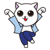 Cat office workers sticker #588997