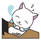 Cat office workers sticker #589004