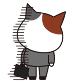 Cat office workers sticker #589018