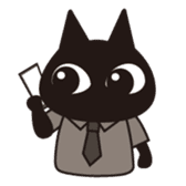 Cat office workers sticker #589020