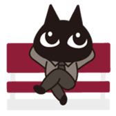 Cat office workers sticker #589024