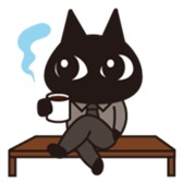 Cat office workers sticker #589025