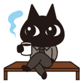 Cat office workers sticker #589025