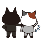 Cat office workers sticker #589032