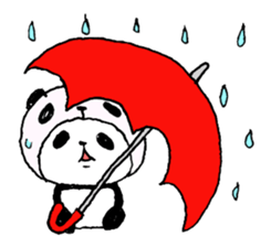 Panda in panda sticker #590035