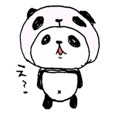Panda in panda sticker #590036