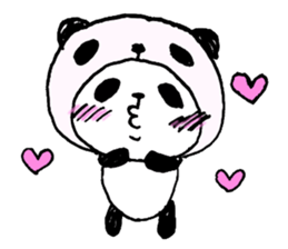 Panda in panda sticker #590037