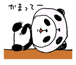 Panda in panda sticker #590038