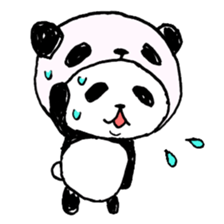 Panda in panda sticker #590042