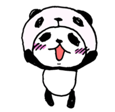 Panda in panda sticker #590047