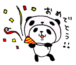 Panda in panda sticker #590048